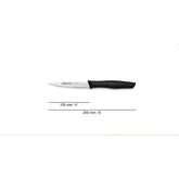 NOVA SERIES 100 MM SERRATED BLACK COLOUR PARING KNIFE - Mabrook Hotel Supplies